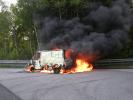 Brandeinsatz auf der A2